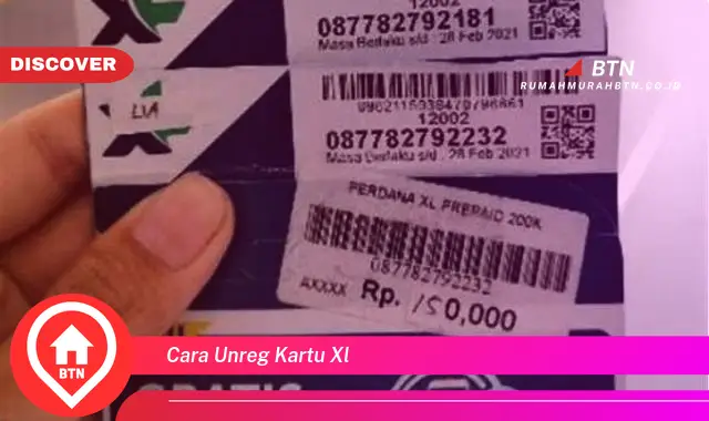 cara unreg kartu xl