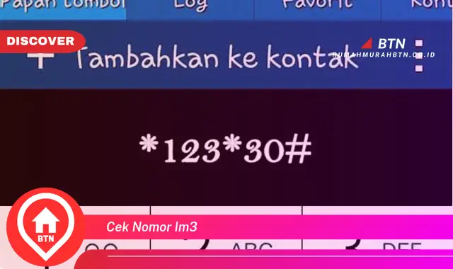 cek nomor im3