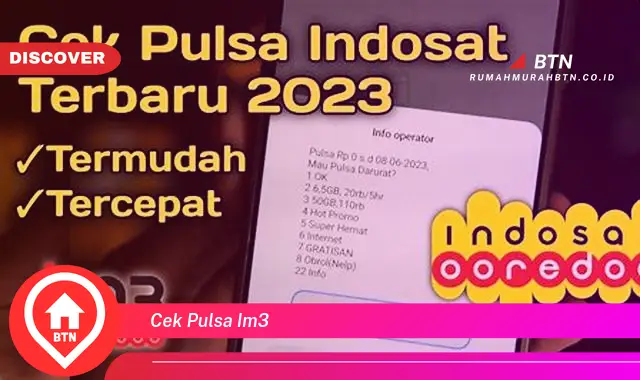 cek pulsa im3