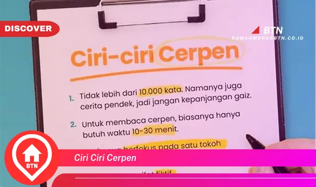 ciri ciri cerpen