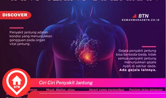 ciri ciri penyakit jantung