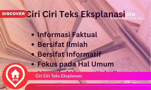 ciri ciri teks eksplanasi