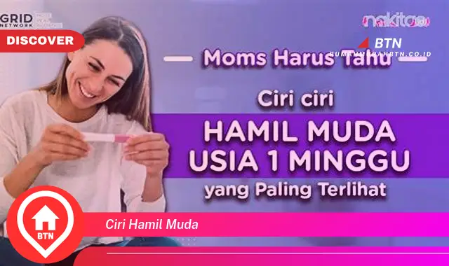 ciri hamil muda