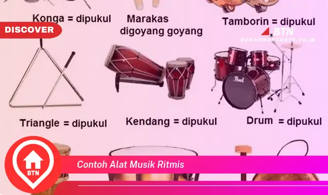 contoh alat musik ritmis