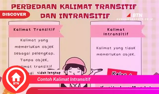 contoh kalimat intransitif