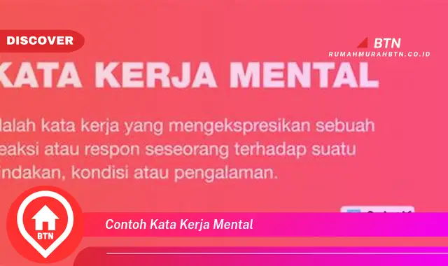 contoh kata kerja mental