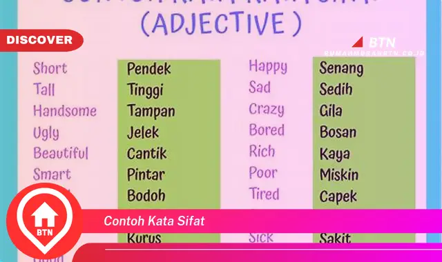 contoh kata sifat