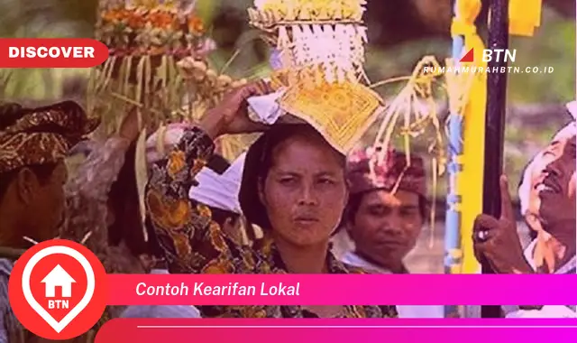 contoh kearifan lokal