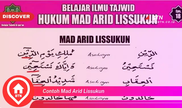 contoh mad arid lissukun