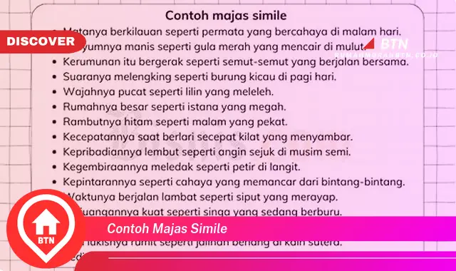 contoh majas simile