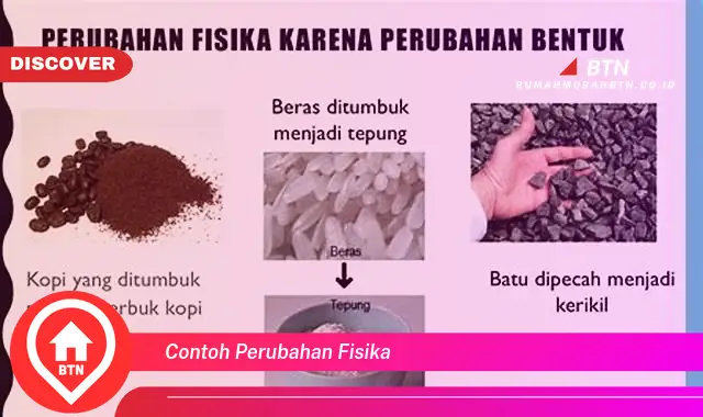 contoh perubahan fisika