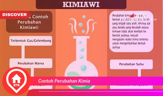 contoh perubahan kimia