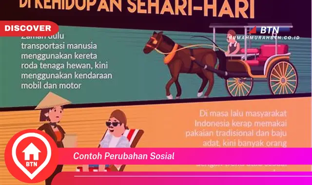 contoh perubahan sosial