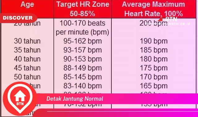 detak jantung normal