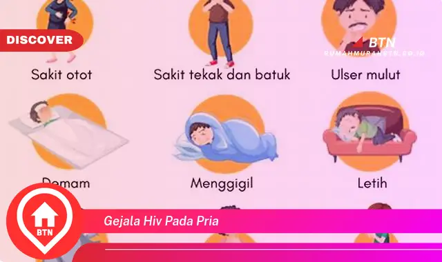 gejala hiv pada pria