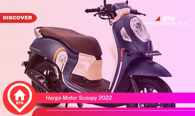 harga motor scoopy 2022