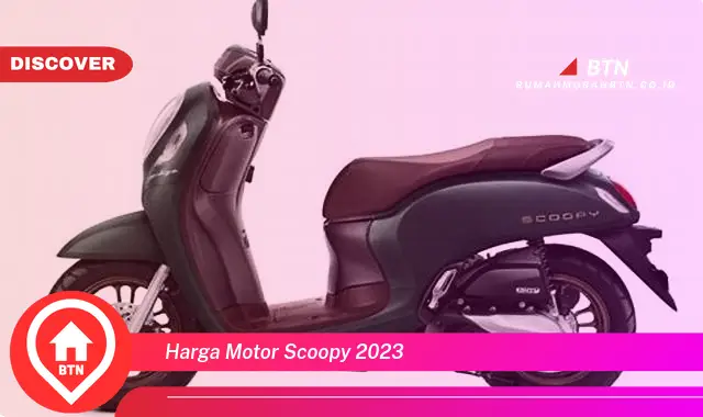 harga motor scoopy 2023