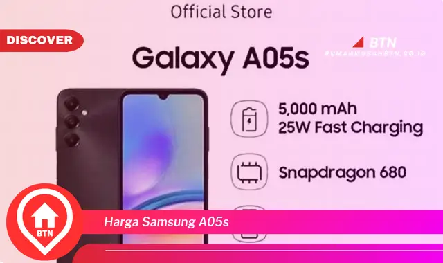 harga samsung a05s