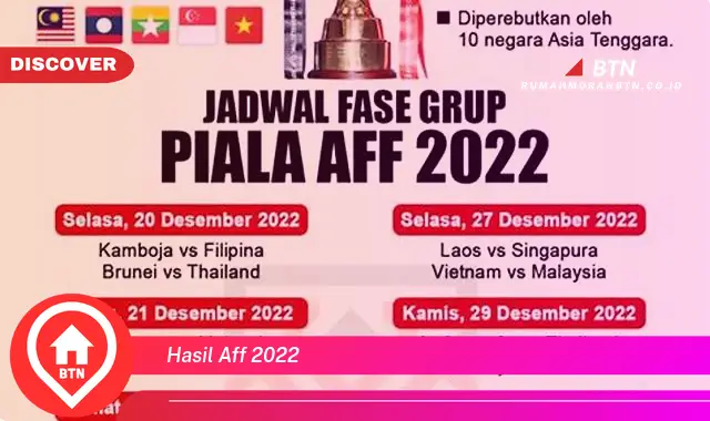 hasil aff 2022