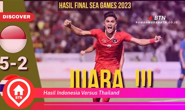 hasil indonesia versus thailand