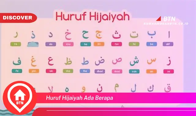 huruf hijaiyah ada berapa