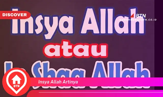 insya allah artinya