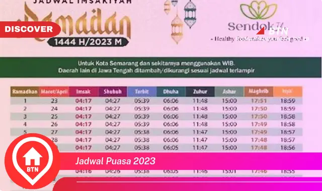 jadwal puasa 2023