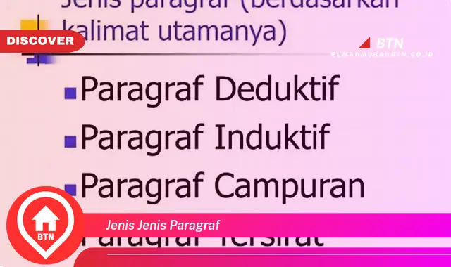 jenis jenis paragraf