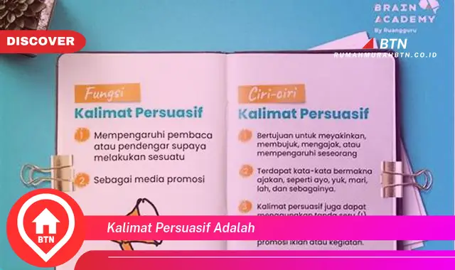 kalimat persuasif adalah