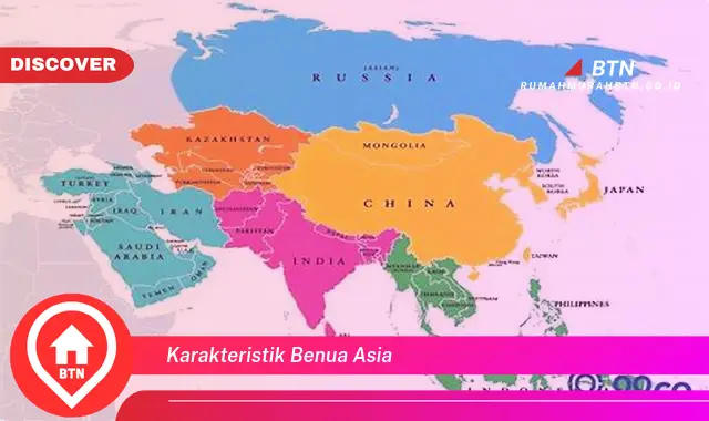 karakteristik benua asia