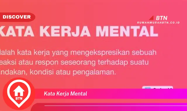 kata kerja mental