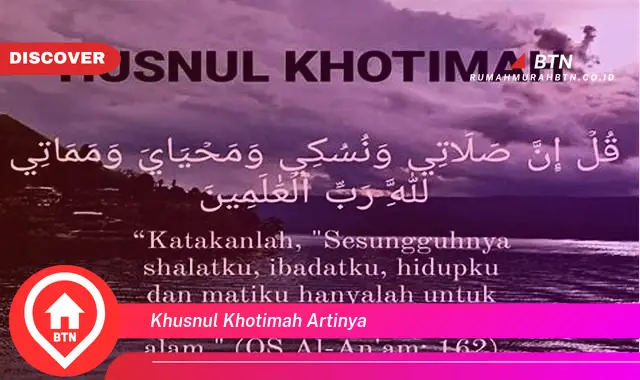 khusnul khotimah artinya