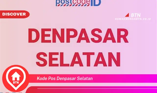 kode pos denpasar selatan