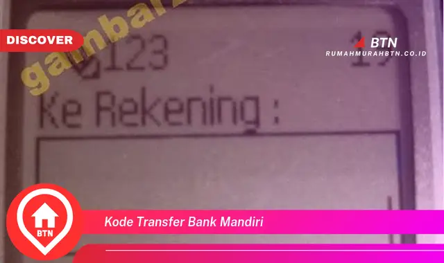 kode transfer bank mandiri