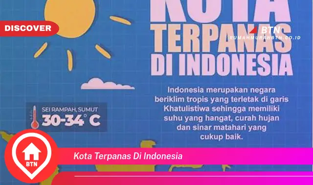 kota terpanas di indonesia