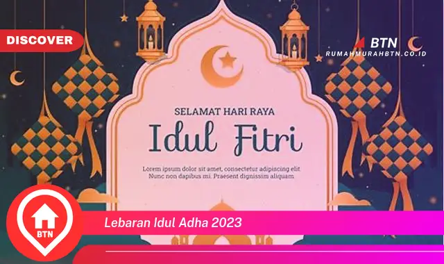 lebaran idul adha 2023