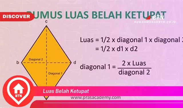 luas belah ketupat