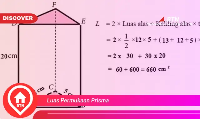 luas permukaan prisma