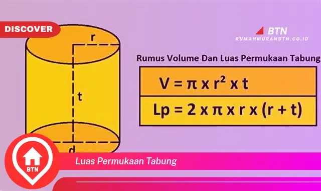 luas permukaan tabung