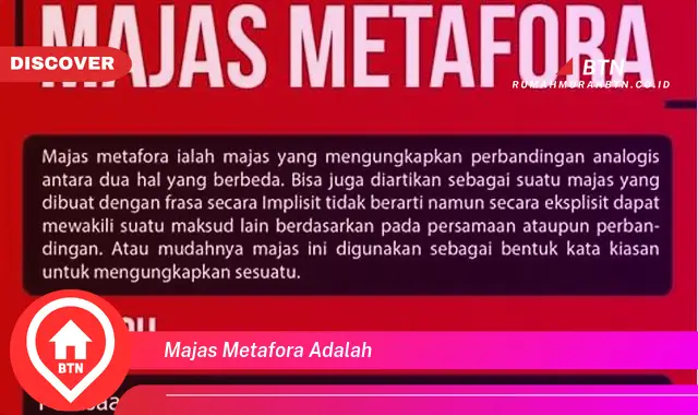 majas metafora adalah