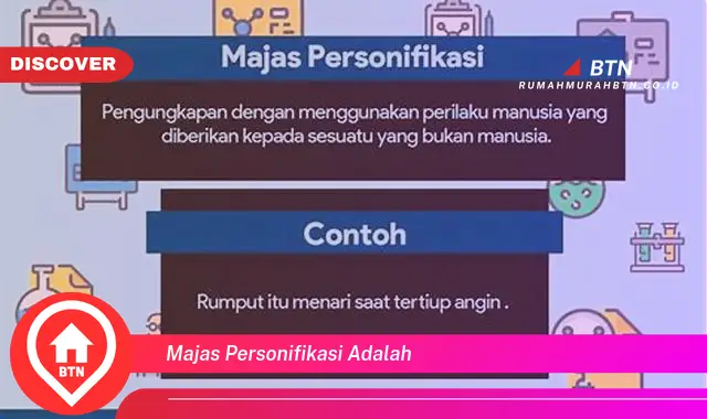 majas personifikasi adalah