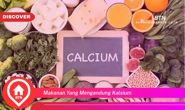 makanan yang mengandung kalsium