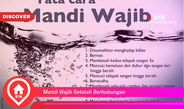 mandi wajib setelah berhubungan