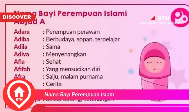 nama bayi perempuan islam