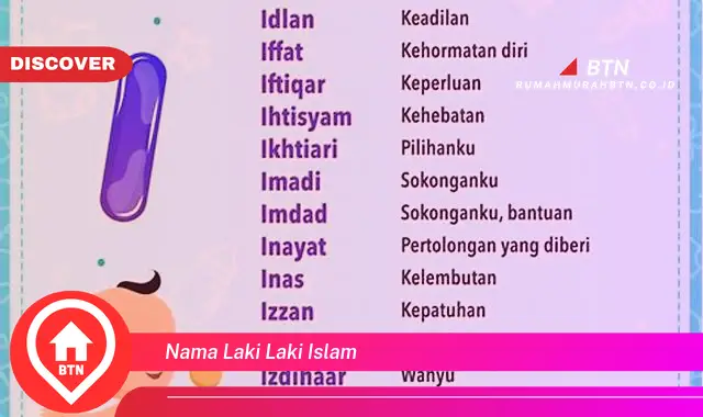 nama laki laki islam