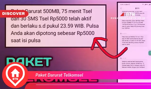 paket darurat telkomsel