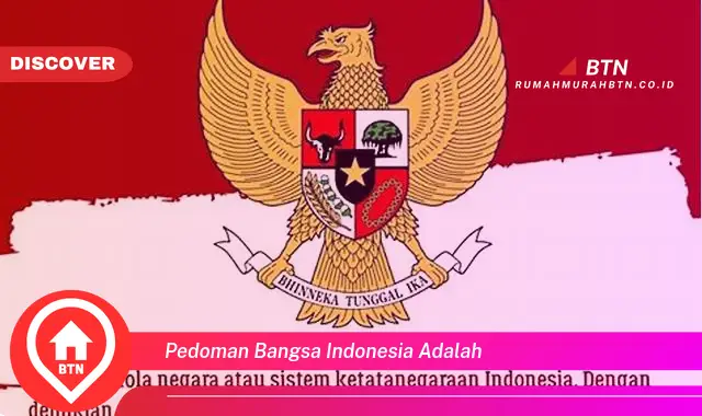 pedoman bangsa indonesia adalah