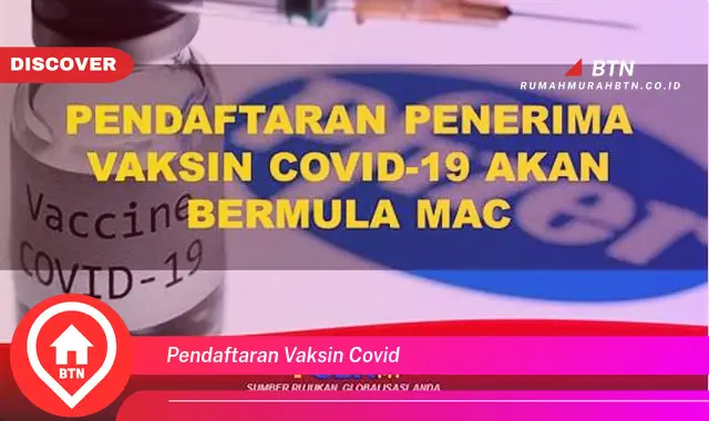 pendaftaran vaksin covid