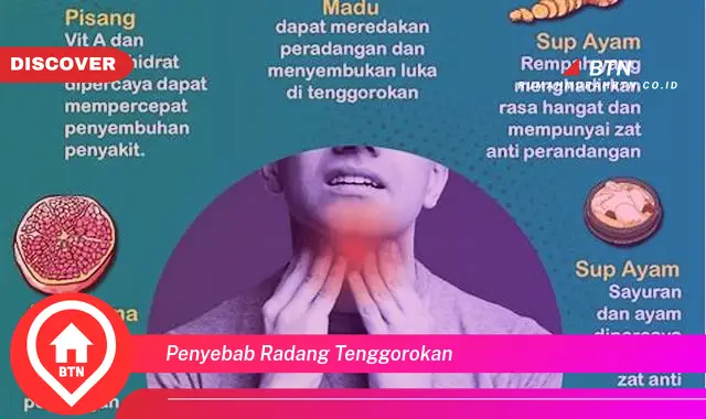 penyebab radang tenggorokan