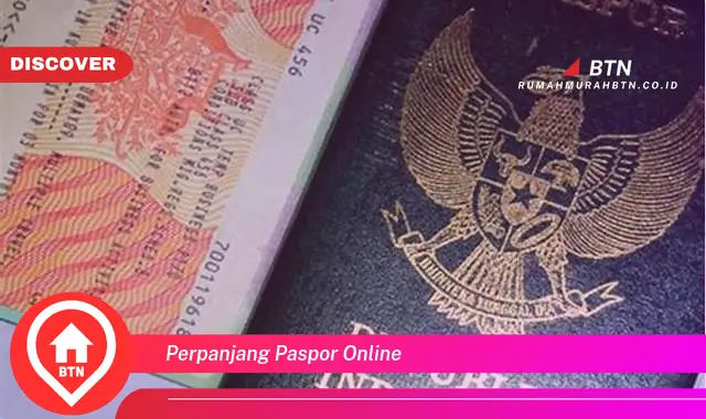 perpanjang paspor online